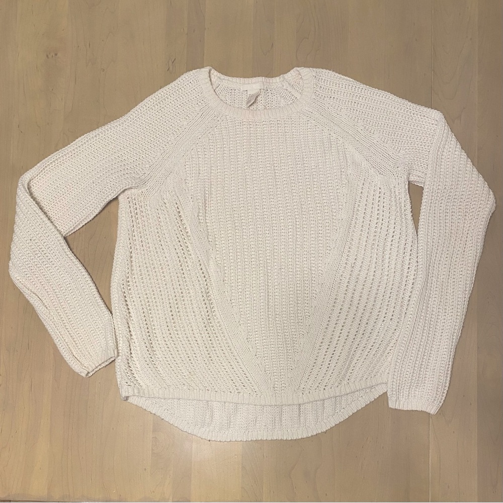 H&M Off-White / Cream Sweater - M